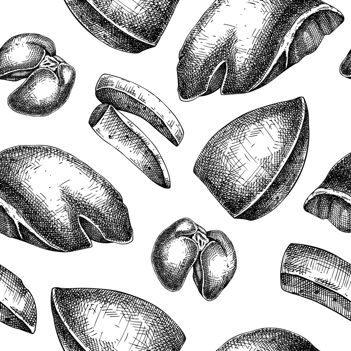 Organ meat pattern. Liver seamless endless background design. Repeating print with chicken, beef, pork liver. Offal products vector sketches for fabric, textile, packaging